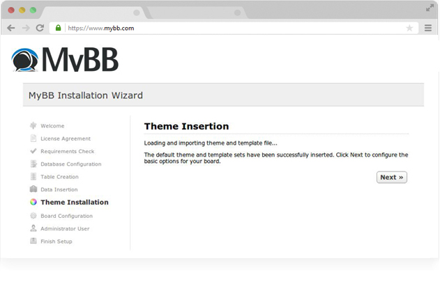 MyBB Installation