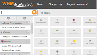 WHM Control Panel for Reseller